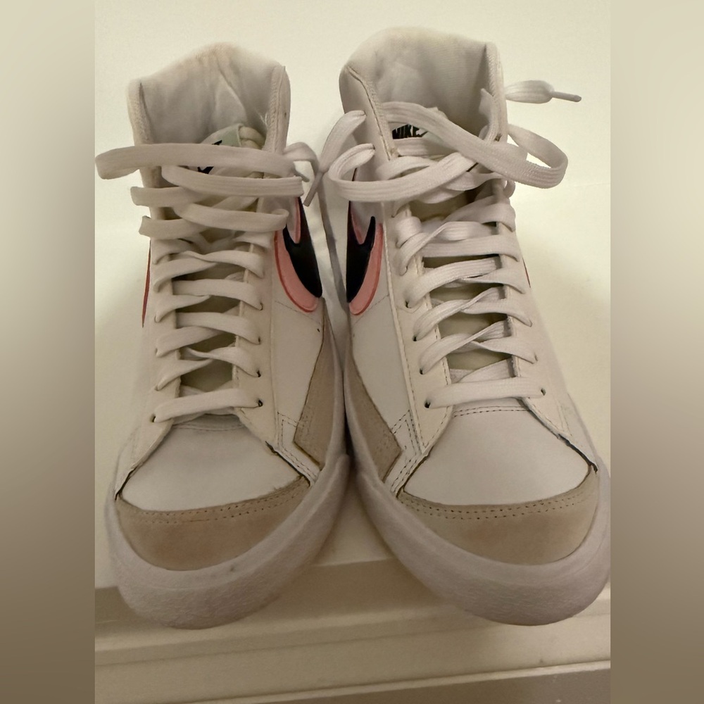 Nike Blazer Mid ‘77 High-Top Sneakers with Double Swoosh